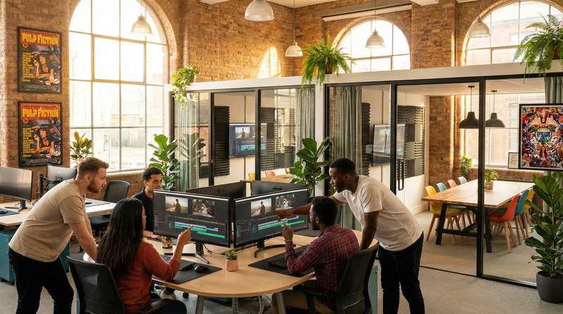 国产主播公司办公环境